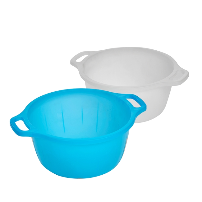 Tray with handles 17 lt, white